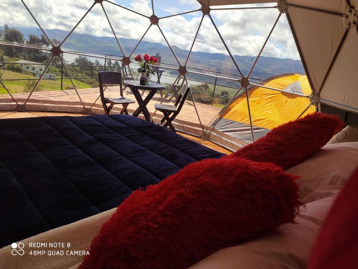 Glamping Hermoso Amanecer Guatavita Eksteriør billede