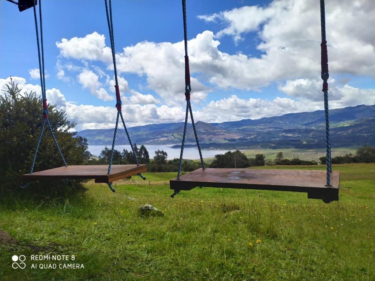 Glamping Hermoso Amanecer Guatavita Eksteriør billede