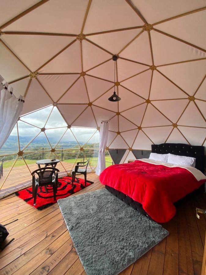 Glamping Hermoso Amanecer Guatavita Eksteriør billede