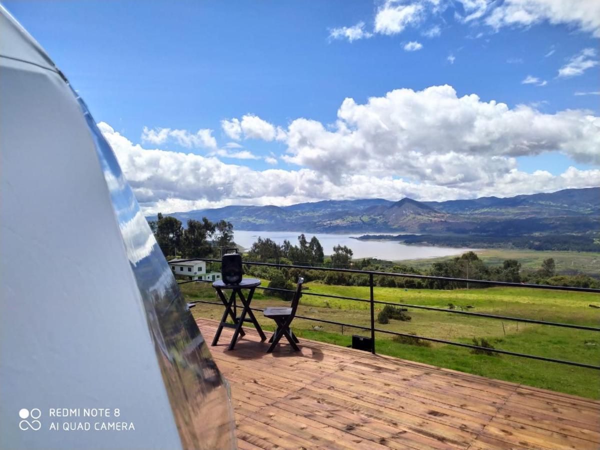 Glamping Hermoso Amanecer Guatavita Eksteriør billede