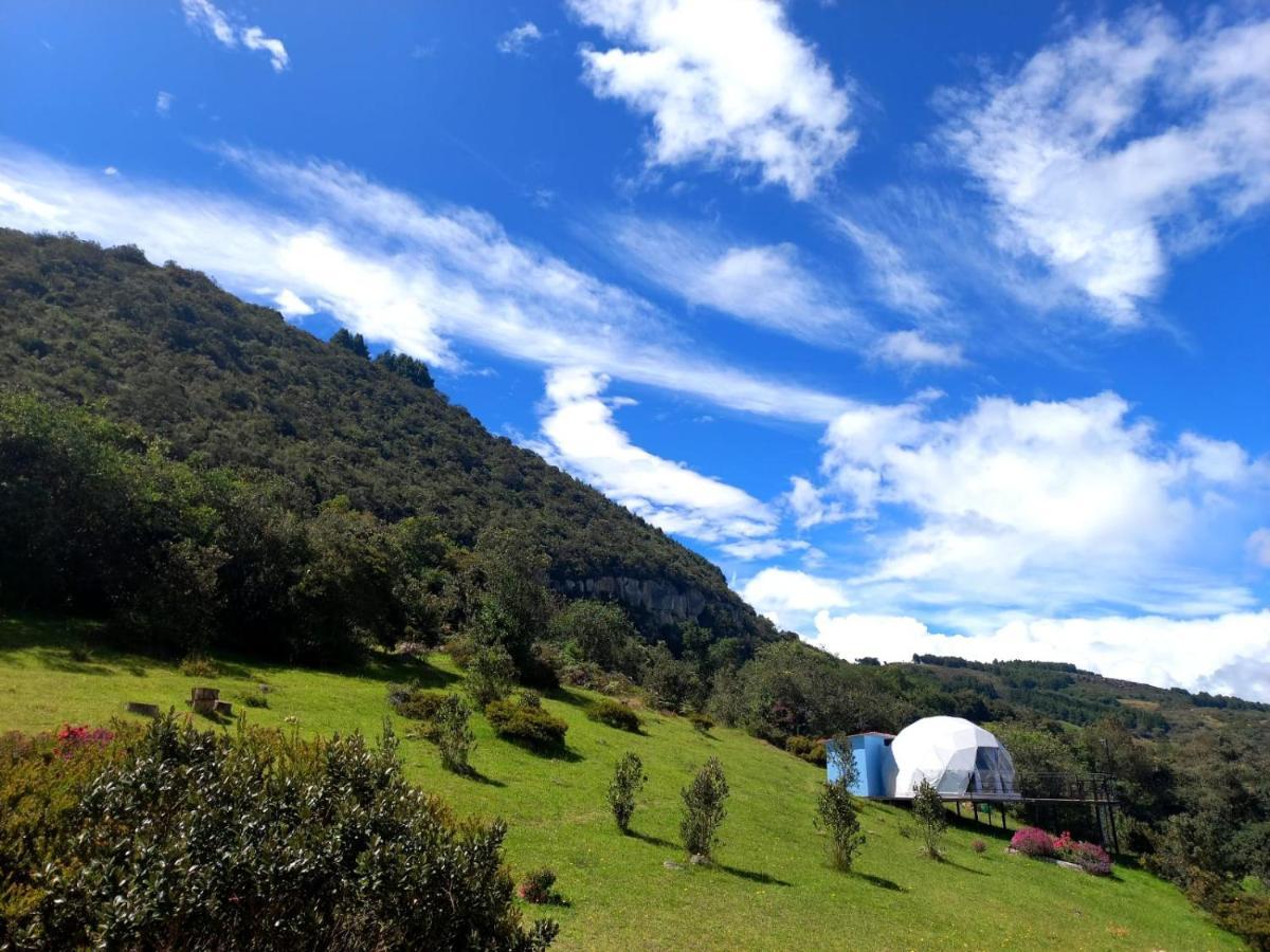 Glamping Hermoso Amanecer Guatavita Eksteriør billede