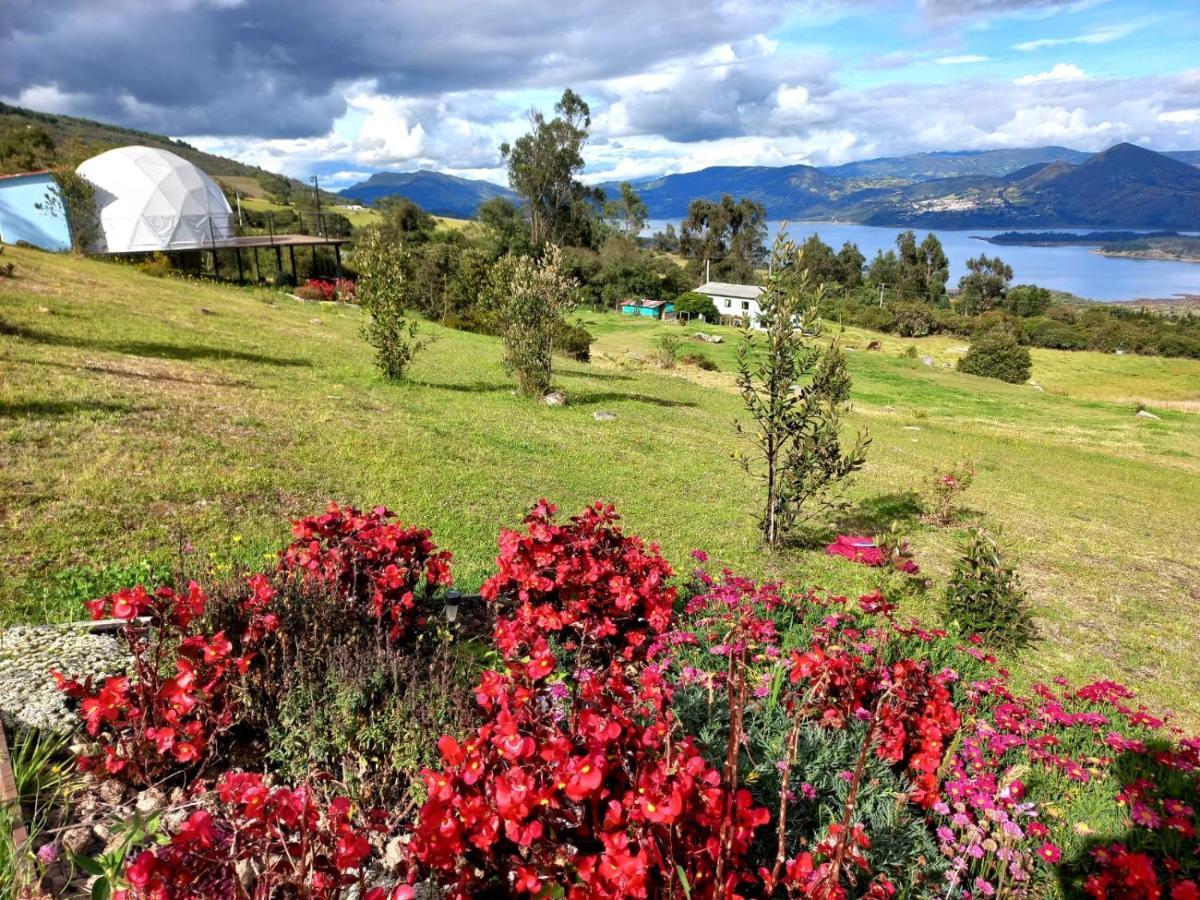 Glamping Hermoso Amanecer Guatavita Eksteriør billede