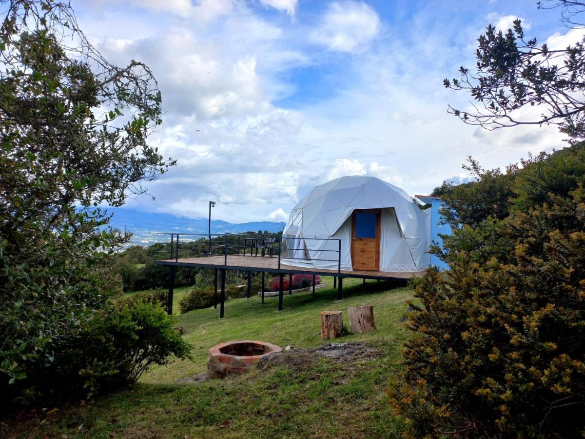 Glamping Hermoso Amanecer Guatavita Eksteriør billede