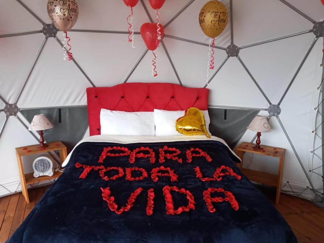 Glamping Hermoso Amanecer Guatavita Eksteriør billede