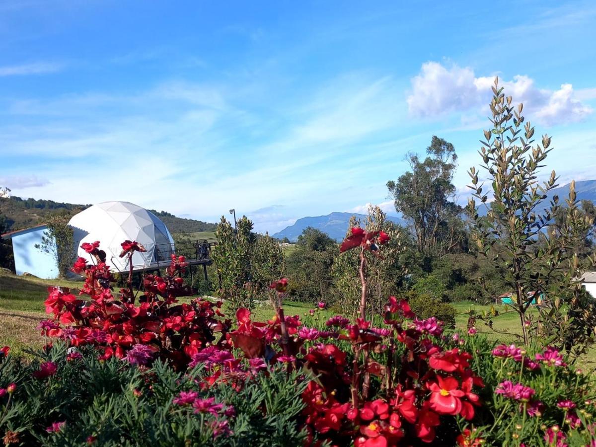 Glamping Hermoso Amanecer Guatavita Eksteriør billede