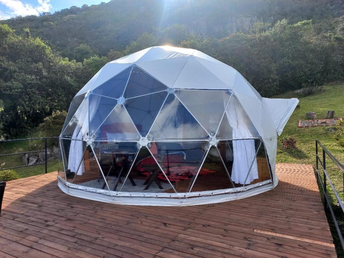 Glamping Hermoso Amanecer Guatavita Eksteriør billede