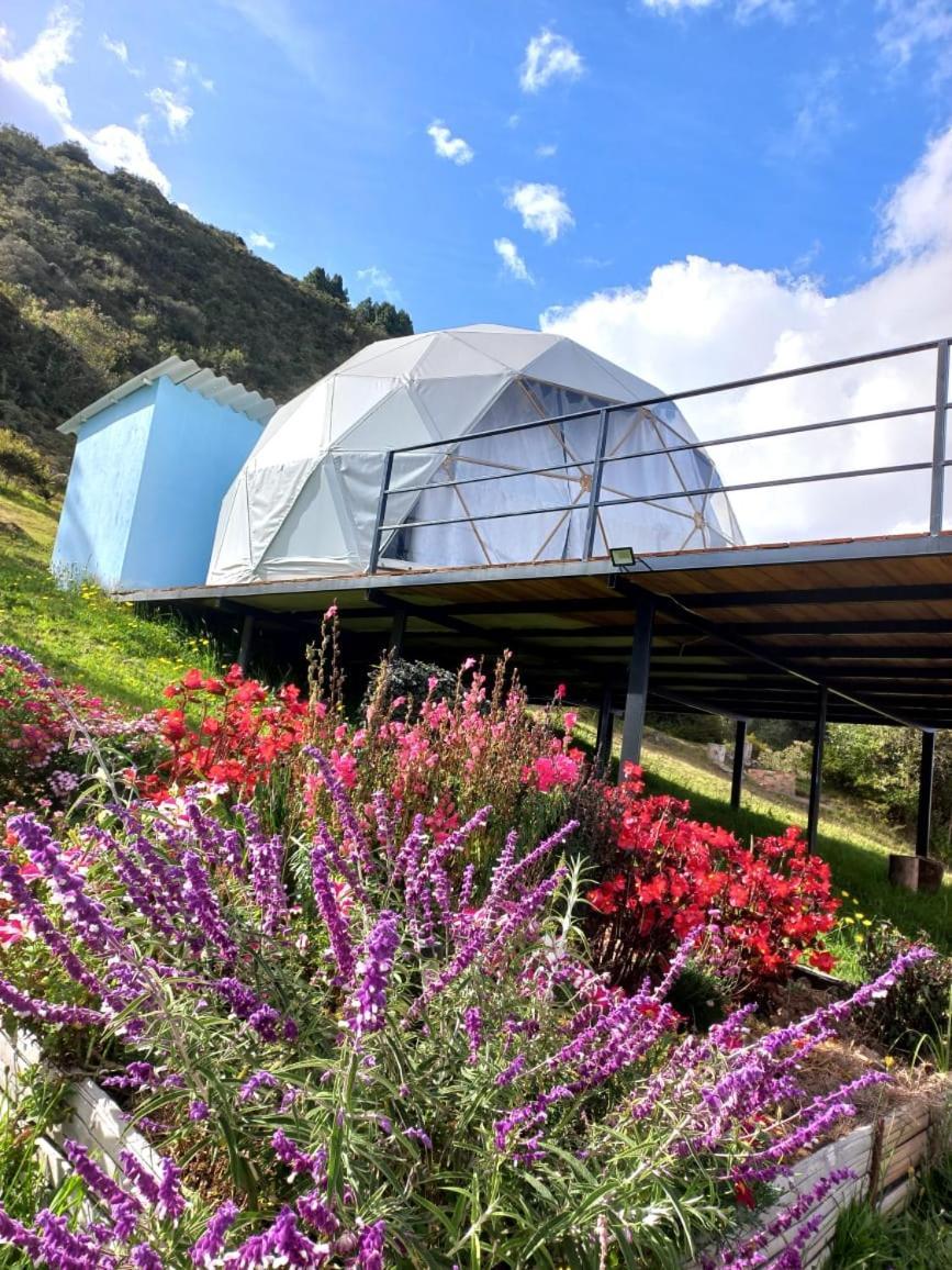 Glamping Hermoso Amanecer Guatavita Eksteriør billede
