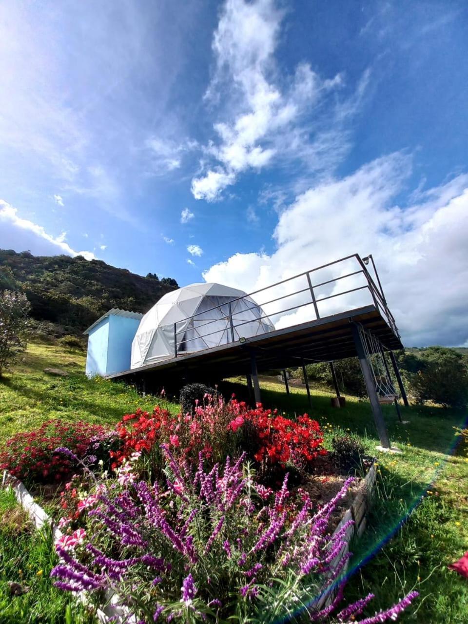 Glamping Hermoso Amanecer Guatavita Eksteriør billede