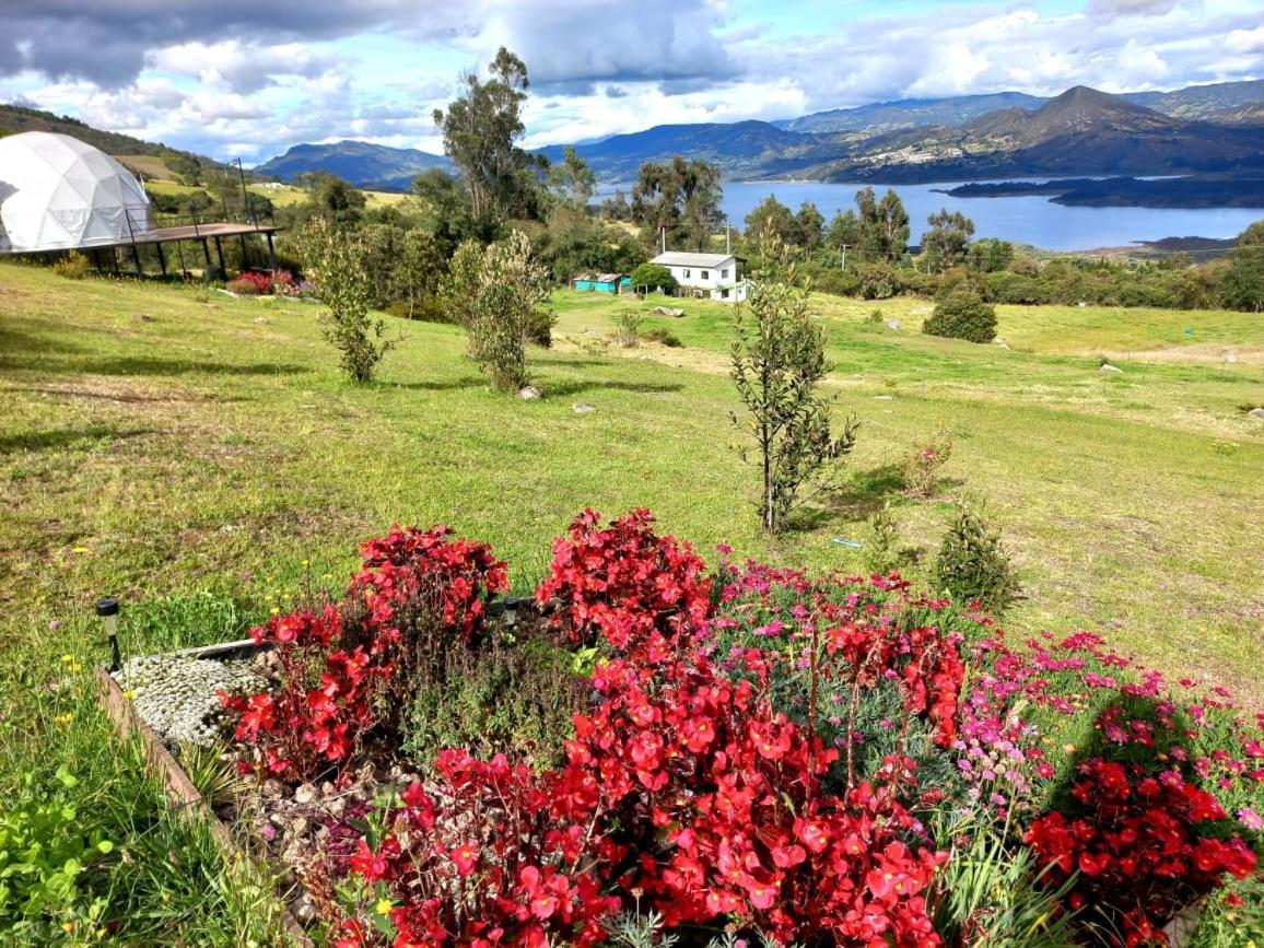 Glamping Hermoso Amanecer Guatavita Eksteriør billede