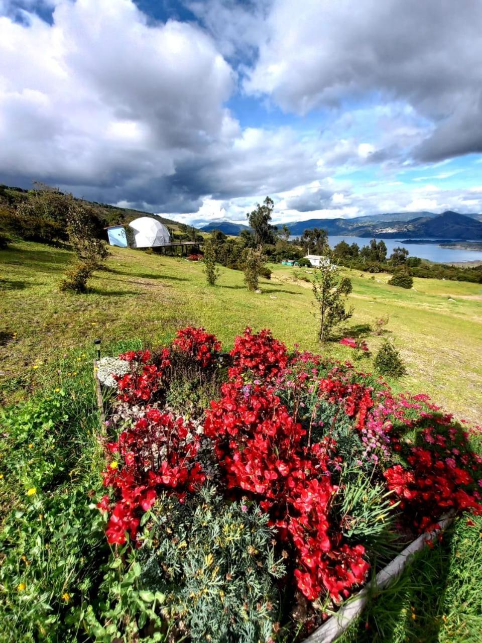 Glamping Hermoso Amanecer Guatavita Eksteriør billede